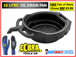 OIL COOLANT & GEARBOX FUEL DRAIN PAN TRAY 16 Litre Capacity Bucket Under Car NEW