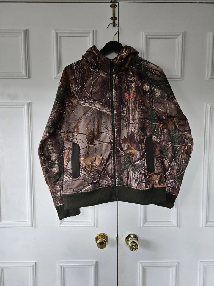 Mujer Under Armour Realtree Storm Camuflada Chaqueta Mediana con Capucha Xtra Polar Foto 1 de 4