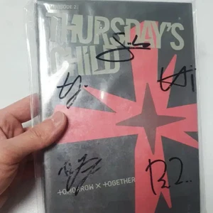 TXT Tomorrow X Together [minoepisodio 2: Thursday's Child] Promo autografato Kpop - Foto 1 di 2