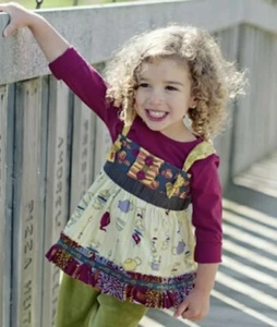 Matilda Jane Größe 6 Figuren Counts Dagney Teetasse Knoten Top Zustand - Bild 1 von 7