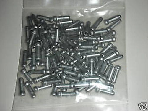 100 Bicicleta Cambio Cable de Freno Consejos Tapas Termina Rizar - Imagen 1 de 1