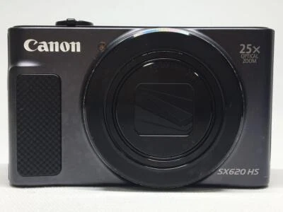Canon Compact Digital Camera PowerShot SX620 HS Black Power Shot Used - Image 1 of 4