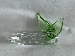 Swarovski Crystal Endangered Wildlife 2008 - 2010 Plakette Neu in OVP - Bild 1 von 6