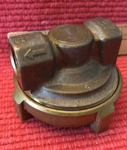 5/8" Rohrverschraubung, Bronze Rückschlagventil, unbekannter Hersteller - Bild 1 von 9