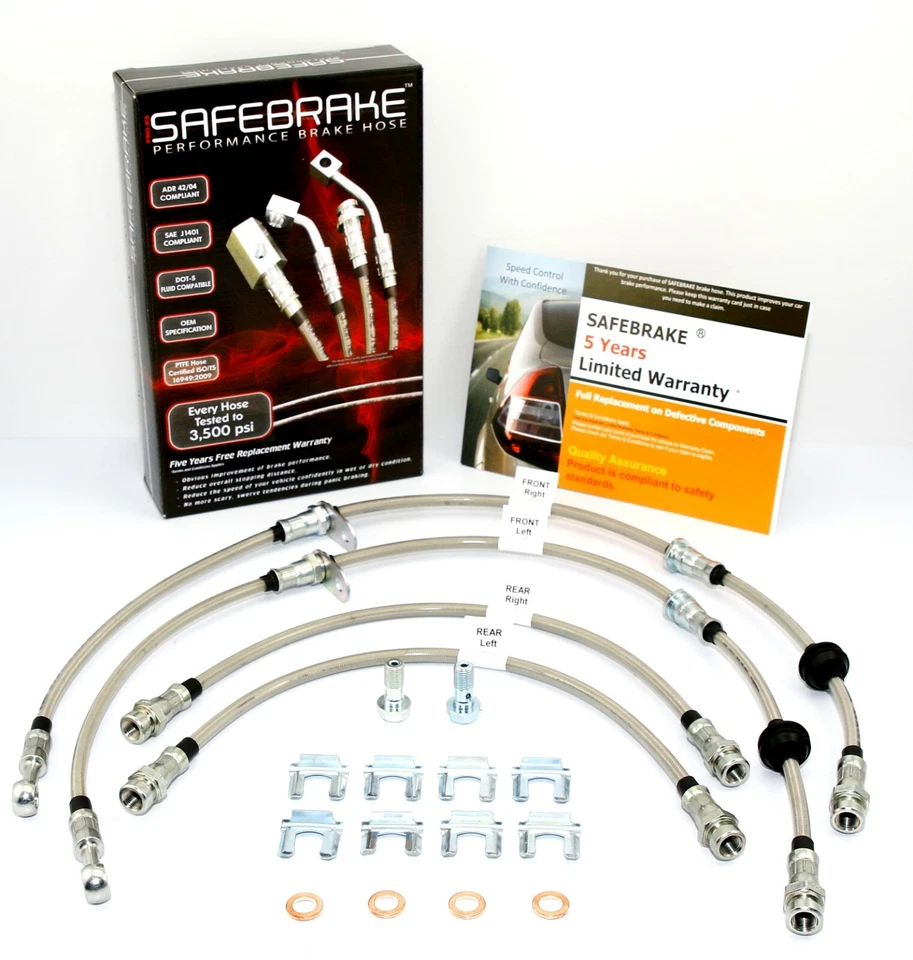 Mitsubishi Triton ML/MN (2 INCH LIFT) 2005-2015 - SAFEBRAKE Performance Hoses - Image 1 of 4