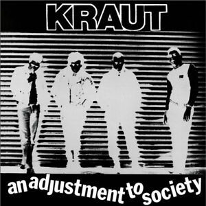 Kraut - An Adjustment To Society - Black/white Splatter [New Vinyl LP] Black, Co