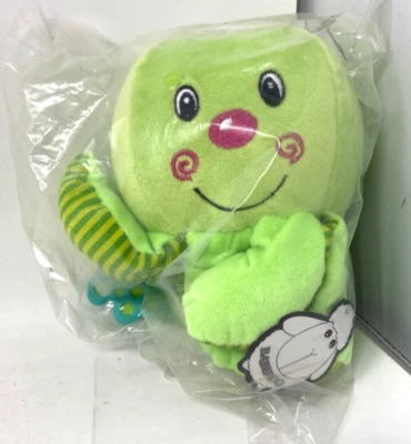 Carrinho de bebê Baberoo polvo brinquedo verde pelúcia (verde) tem som - Imagem 1 de 4