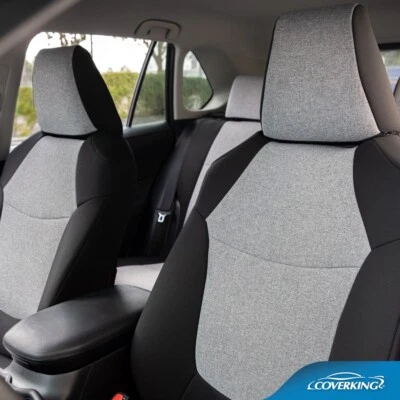 Fundas de asiento personalizadas Coverking SpartanShield para Toyota Prius V - Hechas a pedido Foto 1 de 4