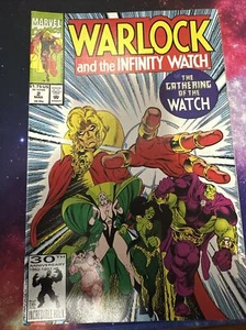 Warlock and the Infinity Watch #2 Comic Book 1992 Medina Marvel Direct - Picture 1 of 5