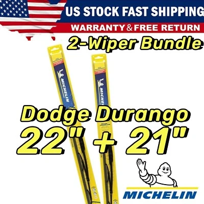 All Weather Wiper Blades 2-Pack Premium - fit 2011+ Dodge Durango - 35220/35210 Foto 1 de 4