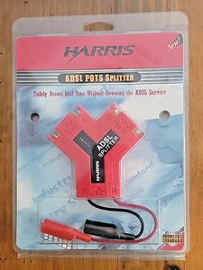 Harris ADSL POTS Splitter - Safely Draws Dial Tone without Downing DSL Service - Picture 1 of 3
