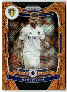 Panini 2021-22 Prizm Premier League No. 221 Mateusz Klich Orange Mojo Prizm - Bild 1 von 2