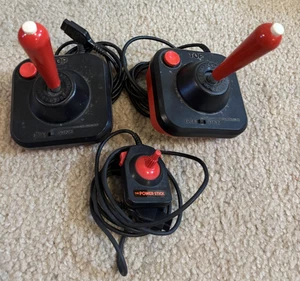 2x Wico Command Controllers Joysticks Atari 2600 plus The Power stick - Picture 1 of 6