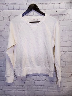 Sudadera American Eagle AE77 Mujer Pequeña Marfil Envejecida Cuello Redondo Hecha en EE. UU. Foto 1 de 4