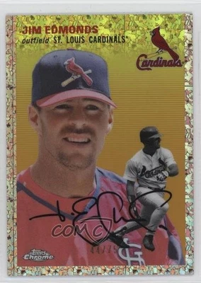 Topps 2023 cromo platino aniversario/75 Jim Edmonds #132 Foto 1 de 2