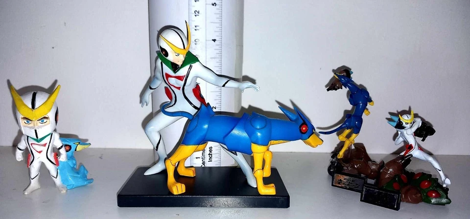 KYASHAN E FLENDER IN 3 VERSIONI E MISURE - ANIME MANGA FIGURE - Immagine 1 di 2