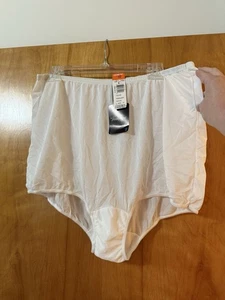 Vanity Fair White Granny Panties Acetate Nylon Blend Underwear Vintage Panty 10 - Picture 1 of 11