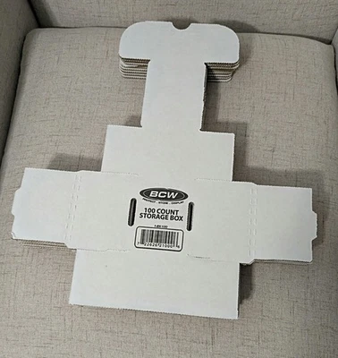 LOT of 15 BCW 100ct Cardboard Storage Boxes for Trading & Sports Cards - $1 each - Image 1 of 2