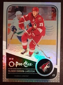 2011 - 2012 O-Pee-Chee Oliver Ekman-Larsson Rainbow Foil #314 Hockey Card