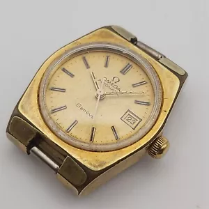 PROYECTO PARA ARREGLAR RELOJ DE VESTIR OMEGA GENEVE AUTOMÁTICO FECHA ORO DAMAS ENVÍO UE B6559 - Imagen 1 de 7