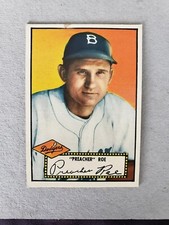 1952 Topps Preacher Roe #66 Black Back  - Brooklyn Dodgers! Nice Shape