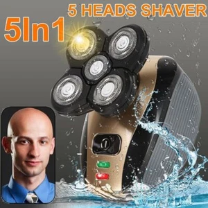Skull Shaver Palm with Trimmer Electric Rotary Cordless Skull Nose Hair Trimmer - Picture 1 of 11