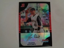 2005 Bowman Chrome Draft Refractor Ryan Doumit Card #BDP8
