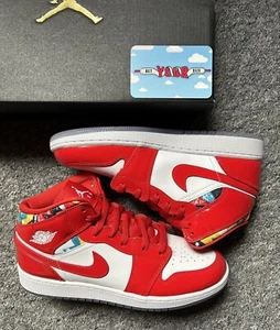 Jordan 1 Mid SE GS Barcelona (DC7248-600) - UK 4,5 | *SCHNELLER VERSAND* 🛍️ - Bild 1 von 5