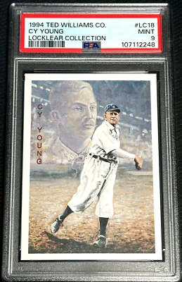 1994 Ted Williams Card Co Locklear Collection #LC18 Cy Young PSA 9 - Image 1 of 2