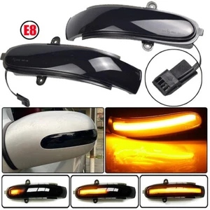 2xSchwarz Blinker Spiegelblinker Spiegel Licht für Benz E-Klasse W211 S211 02-07 - Picture 1 of 8