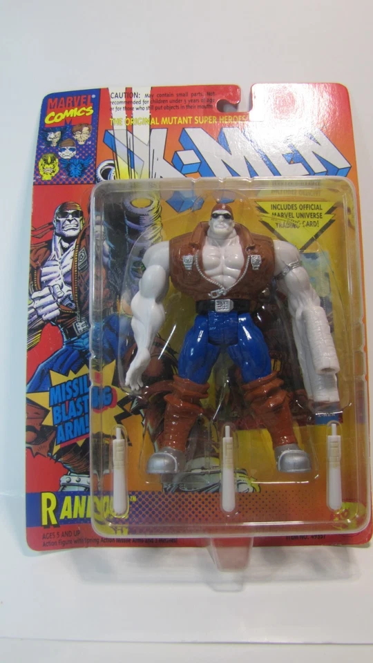 НОВЫЙ X-MEN СЛУЧАЙНЫЙ РАКЕТЫ ВЗРЫВ РУКИ ФИГУРКА + КОЛЛЕКЦИОННАЯ КАРТА 1994 TOYBIZ 49357 a44 - Изображение 1 из 1