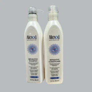 Aloxxi Reparatives Shampoo & Conditioner - Stärkt das Haar 10,1 Oz. 2er Pack - Bild 1 von 1