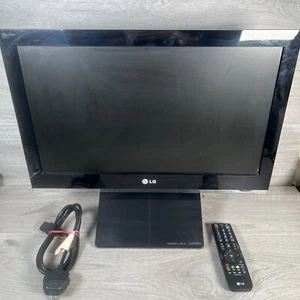 LG TV-Dvd Combi 22 Inch Model 22LU7000 Tested Working With Stand And Remote - Picture 1 of 11