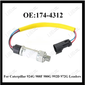 Pressure Sensor 174-4312 For Caterpillar 924G 988F 980G 992D 972G Loaders; - Picture 1 of 3