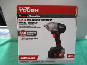 Hyper Tough 20V 1/2" Mid-Torque Akku-Schlagschrauber - 80286 - Bild 1 von 9