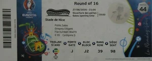 TICKET UEFA Euro 2016 England - Island Iceland Match 44 Nizza # 39/98 - Picture 1 of 1