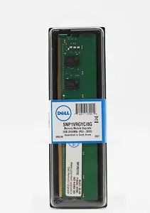 NEW Dell Memory SNP1VRGYC/8G A9781927 8GB 1Rx8 DDR4 RDIMM 2666MHz RAM - Picture 1 of 1