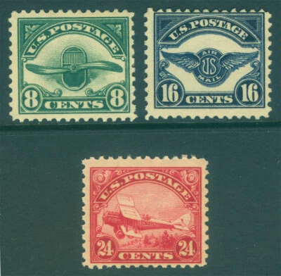 US 1923 AIRMAIL set  Scott # C4-C6 mint  MH/MNH - Image 1 of 2