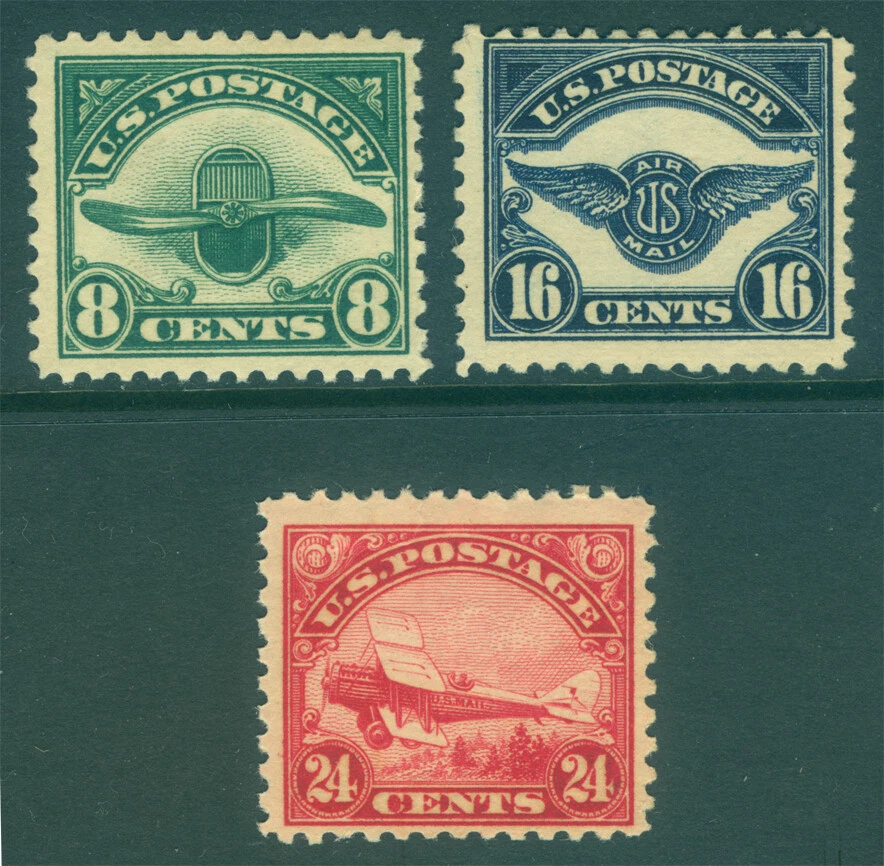 US 1923 AIRMAIL set  Scott # C4-C6 mint  MH/MNH - Image 1 of 2