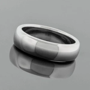 TIFFANY & Co. Forever Platinum 6mm Lucida Wedding Band Ring 7.5 - Picture 1 of 4