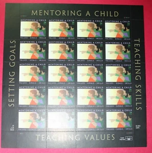 3556   US ...Mentoring a Child.. .Never Hinged Sheet issued year 2002 - Picture 1 of 2