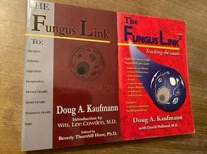 The Fungus Link Vol 1 & 2 Douglas Kaufmann, Includes Initial Diet Know The Cause - Picture 1 of 24