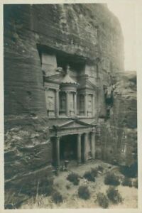 Petra : Temple d'Isis - Photographie Vintage 1270975