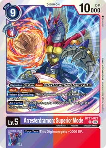 Arresterdramon: Superior Mode BT21-072 Rare NM World Convergence Digimon TCG - Picture 1 of 1