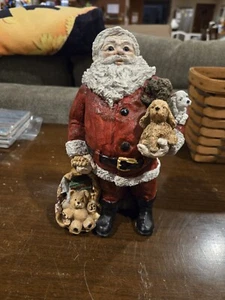 Vtg 1986 The Legend Of Santa Claus By United Design Figure With Puppies Toy Bag  - Picture 1 of 6