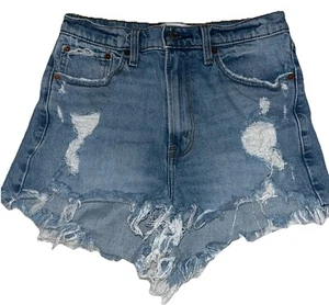 Denim Abercrombie & Fitch tiro alto mamá curva corta amor talla 28/6 tiro alto - Imagen 1 de 10