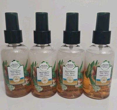 4 Pack Herbal Essences Bio Renew Repairing Oil Mist Argan Oil & Aloe 4 FL OZ - Image 1 of 3