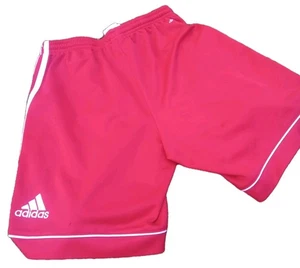 Kids XS - Red & White Striped Addias Shorts - Picture 1 of 3