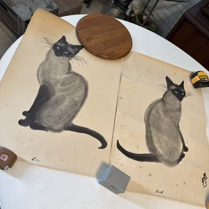 Litografía de gato japonés 2-Da Wei Kwo Kwo Art Studio ZACH ZOE - Imagen 1 de 12
