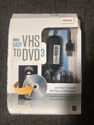Roxio Easy VHS to DVD 3 Convert Old Home Movies VHS Tapes To DVD New Damaged Box - Image 1 of 4